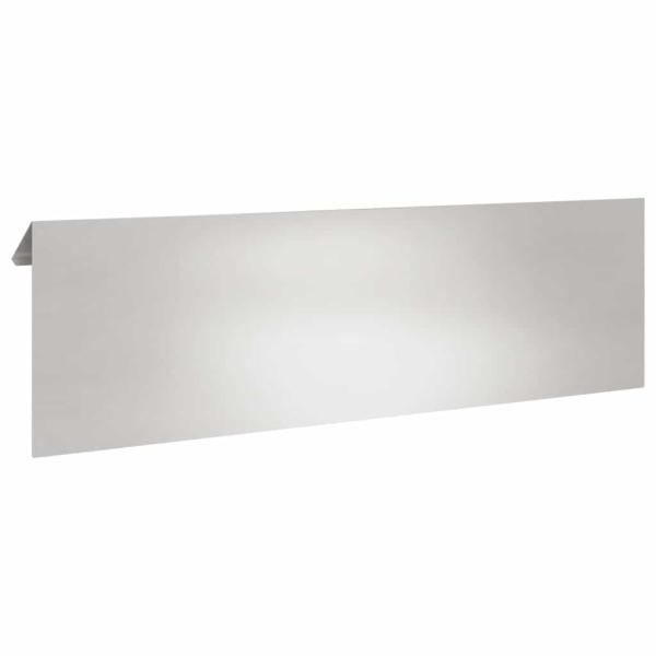 Schneckenzaun 16 pcs Silber 100 x 3,5 x 25 cm Edelstahl