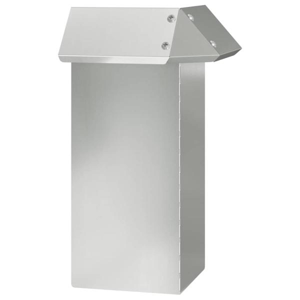 Schneckenzaun Silber 13,5 x 13,5 x 25 cm Verzinkter Stahl