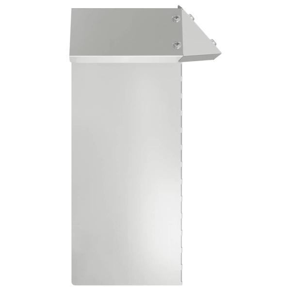 Schneckenzaun Silber 13,5 x 13,5 x 25 cm Verzinkter Stahl