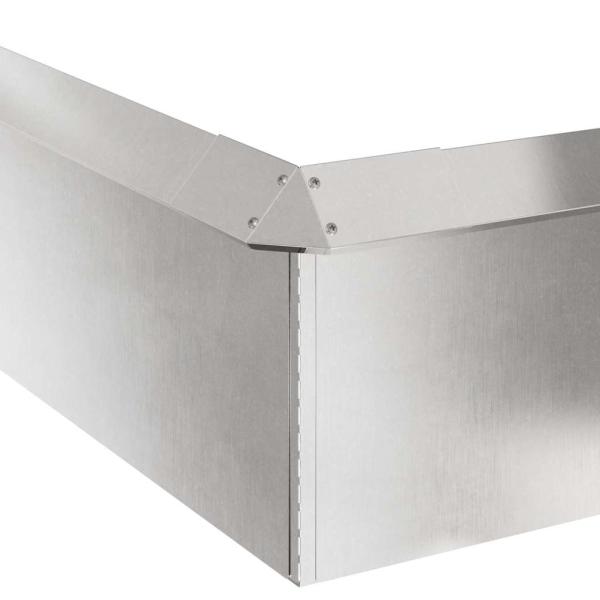 Schneckenzauns 8 pcs Silber Edelstahl