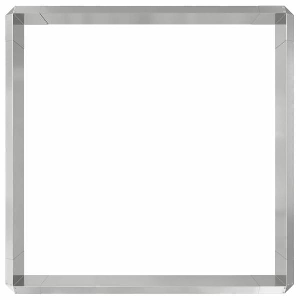 Schneckenzauns 8 pcs Silber Verzinkter Stahl