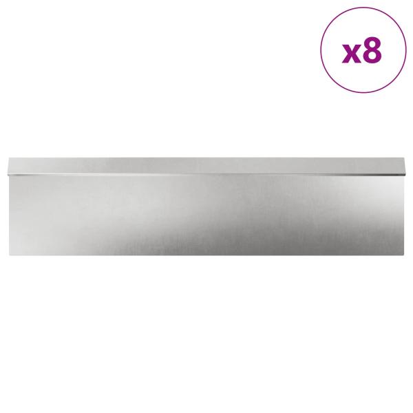 Schneckenzauns 12 pcs Silber Edelstahl