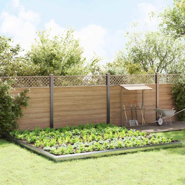 ARDEBO.de - Schneckenzauns 20 pcs Silber Verzinkter Stahl