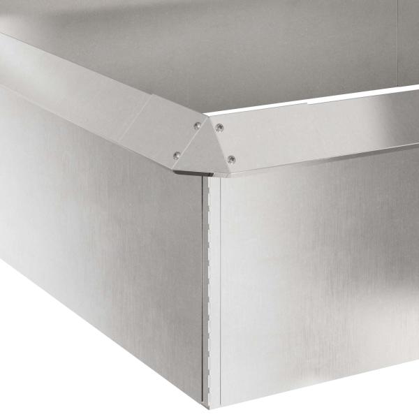 Schneckenzauns 16 pcs Silber Edelstahl