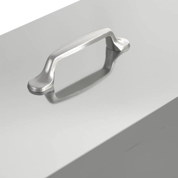 Hühnerfütterer 2 pcs Silber 41,5 x 20,5 x 33 cm