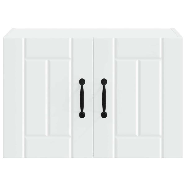 Küchenhängeschrank mit Regal Weiß 60 x 31 x 40 cm Holzwerkstoff