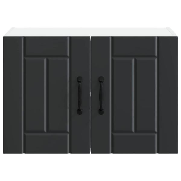 Küchenhängeschrank Schwarz 60 x 31 x 40 cm Holzwerkstoff