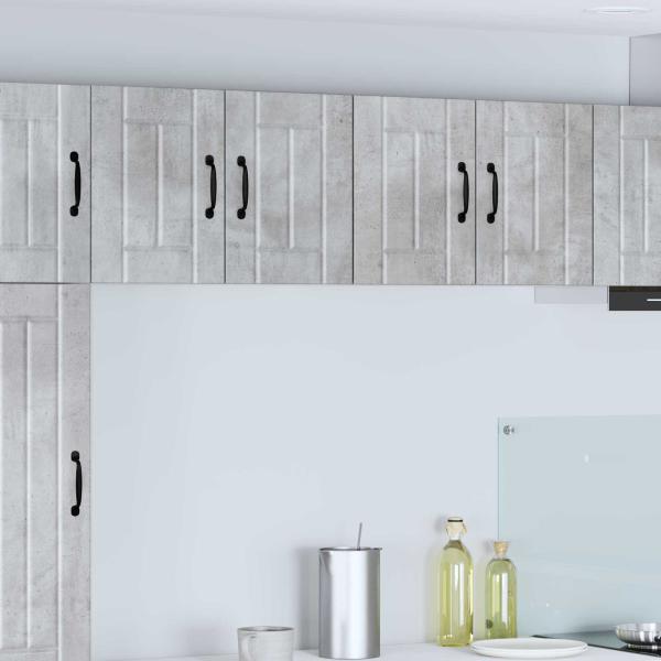 ARDEBO.de - Wandschrank LUCCA Betongrau 60 x 31 x 40 cm Holzwerkstoff