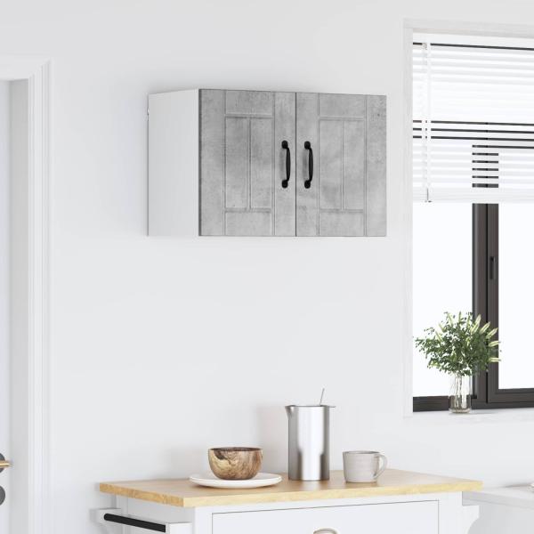 Wandschrank LUCCA Betongrau 60 x 31 x 40 cm Holzwerkstoff