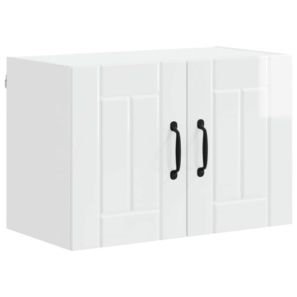Küchenhängeschrank Hochglanz-Weiß 60 x 31 x 40 cm Holzwerkstoff