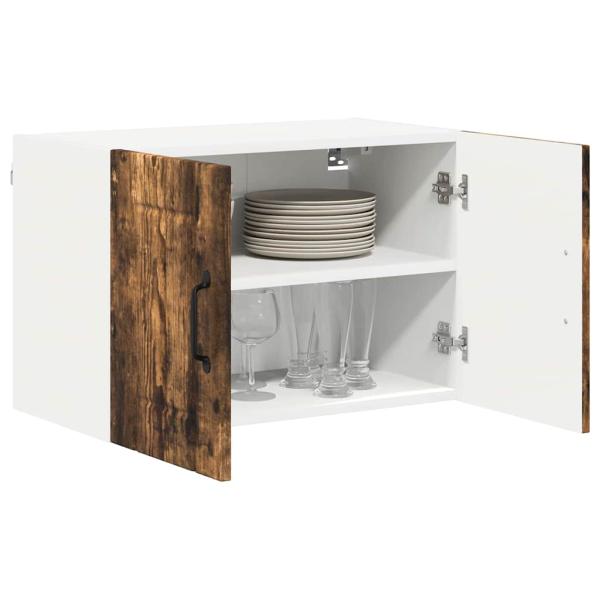 Küchenhängeschrank mit Regal 2 pcs Räuchereiche 60 x 31 x 40 cm