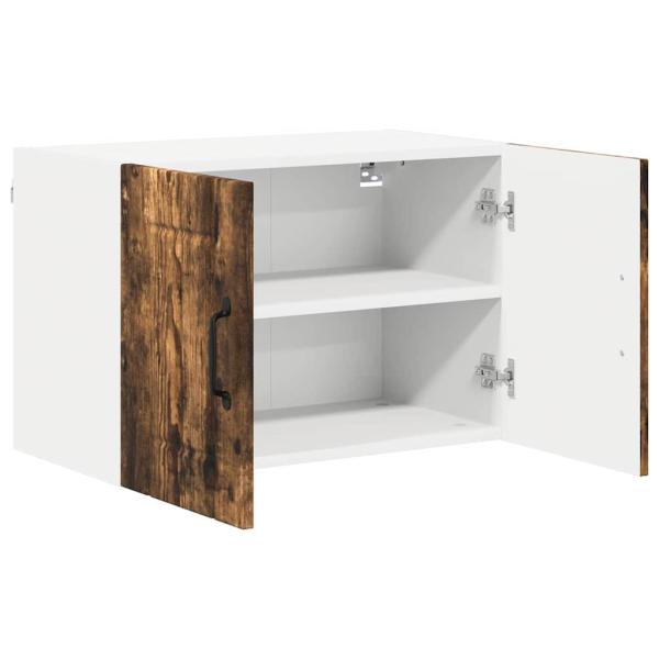 Küchenhängeschrank mit Regal 2 pcs Räuchereiche 60 x 31 x 40 cm