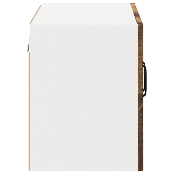 Küchenhängeschrank mit Regal 2 pcs Räuchereiche 60 x 31 x 40 cm