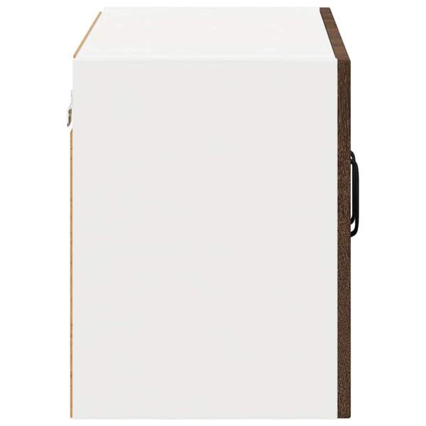 Küchenhängeschrank mit Regal Braun Eichen-Optik 60 x 31 x 40 cm