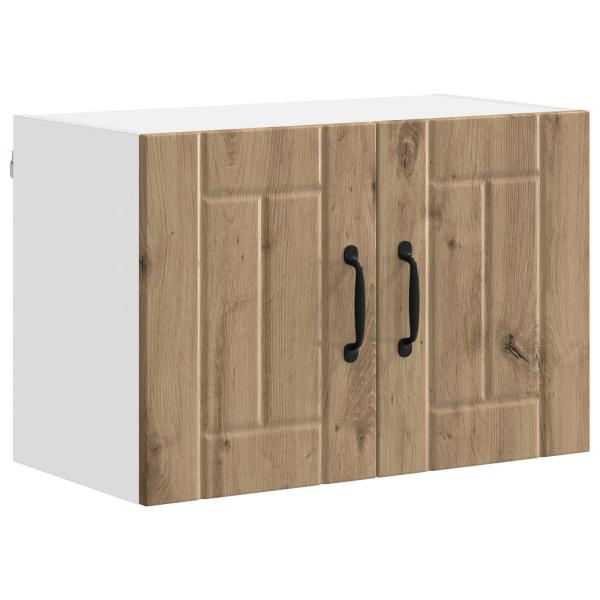 Küchenhängeschrank mit Tür 2 pcs Artisan-Eiche 60 x 31 x 40 cm