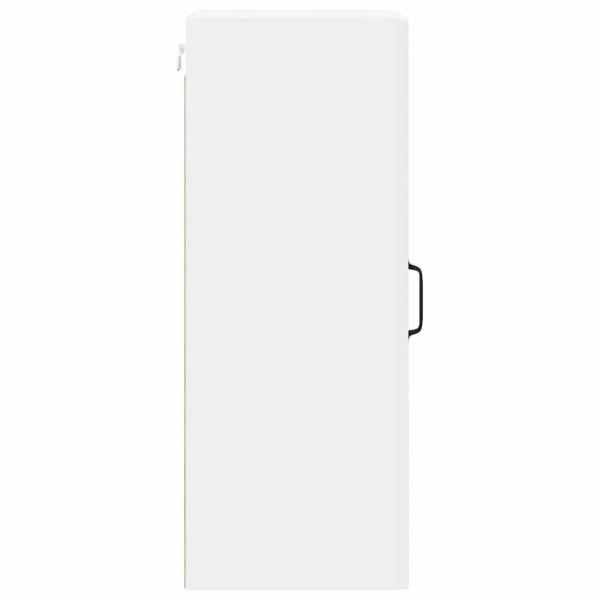 Küchenhängeschrank mit Regal Weiß 30 x 31 x 80 cm Holzwerkstoff