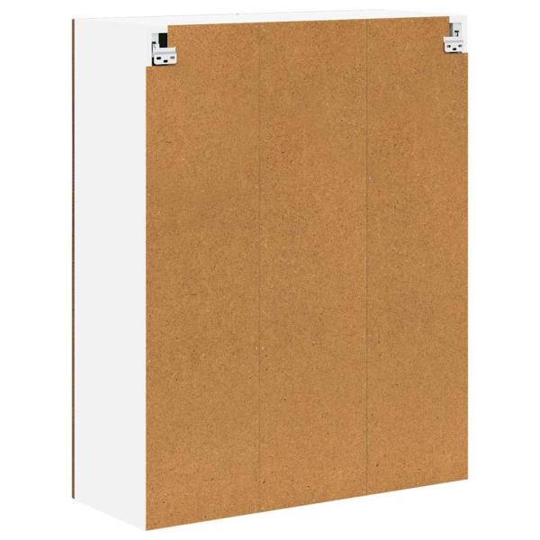 Küchenhängeschrank mit Tür Braun Eichen-Optik 80 x 31 x 100 cm