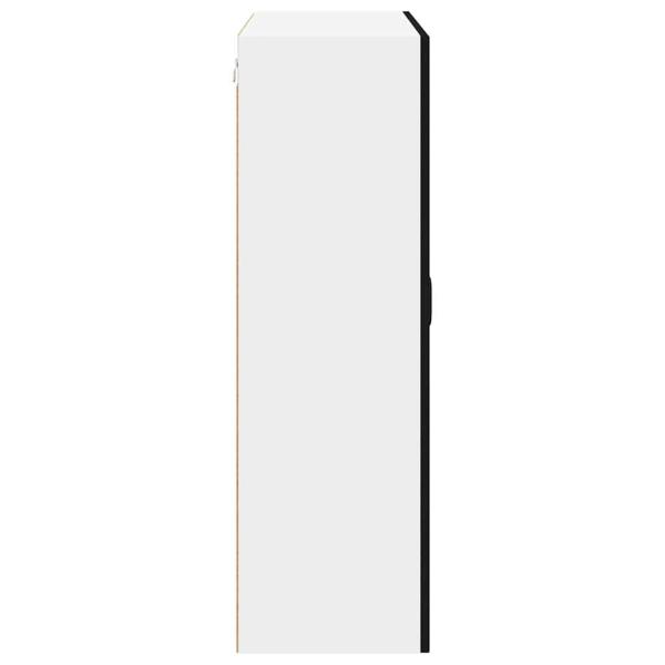 Küchenhängeschrank Schwarz 80 x 31 x 100 cm Holzwerkstoff