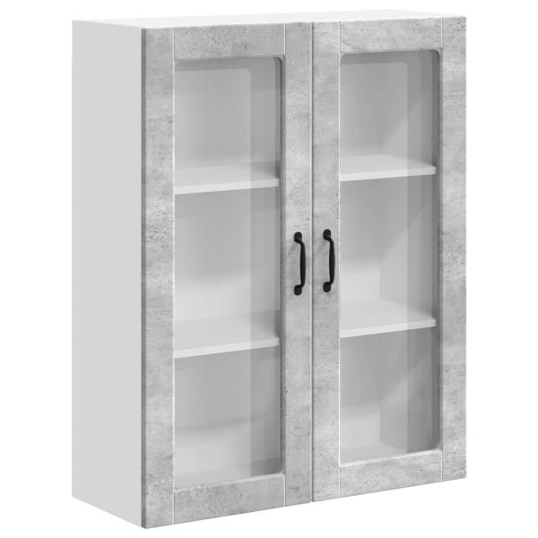 Küchenhängeschrank Betongrau 80 x 31 x 100 cm Holzwerkstoff