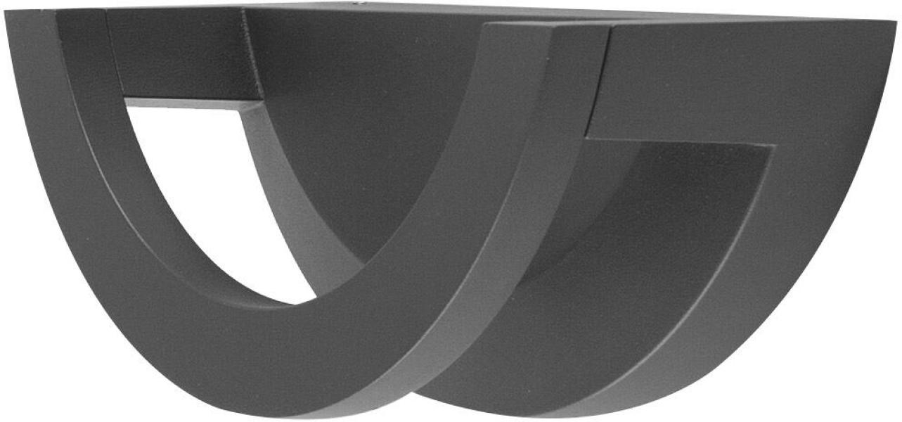 ARDEBO.de EVN LED Wandanbau, IP65, 200-240V, 8W, 3000K, 500lm, anthrazit (WLA65101602)