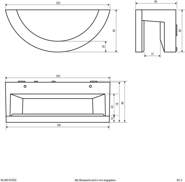EVN LED Wandanbau, IP65, 200-240V, 8W, 3000K, 500lm, anthrazit (WLA65101602)