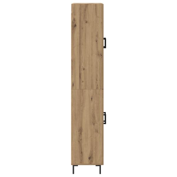 Hochboard Artisan-Eiche 69,5 x 34 x 180 cm Holzwerkstoff