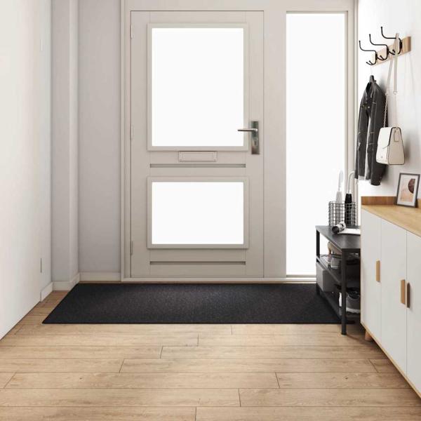 Teppichläufer Anthrazit 100 x 200 cm 100% Polypropylen