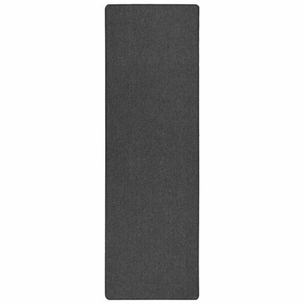 Teppichläufer Dunkelgrau 100 x 250 cm 100% Polypropylen