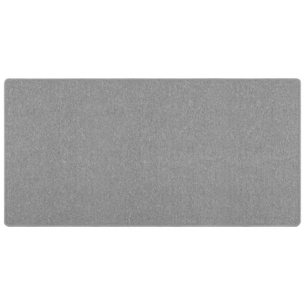 ARDEBO.de - Teppichläufer Hellgrau 100 x 200 cm 100% Polypropylen