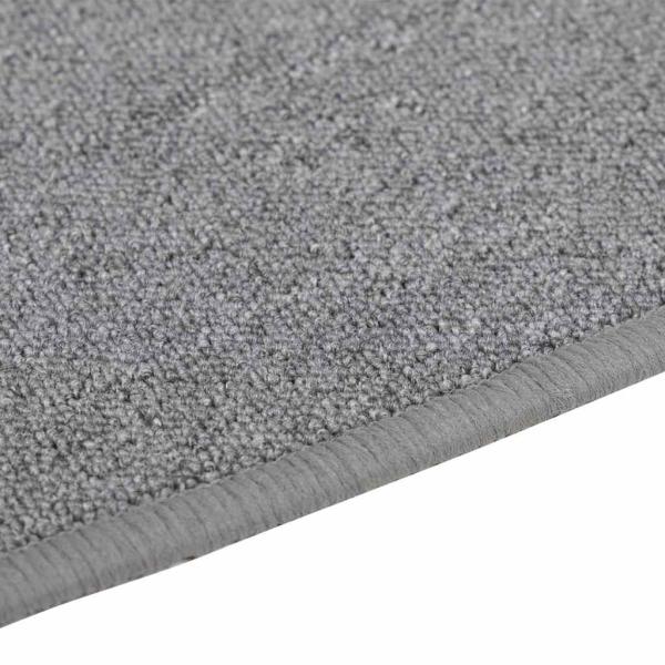 Teppichläufer Hellgrau 100 x 200 cm 100% Polypropylen