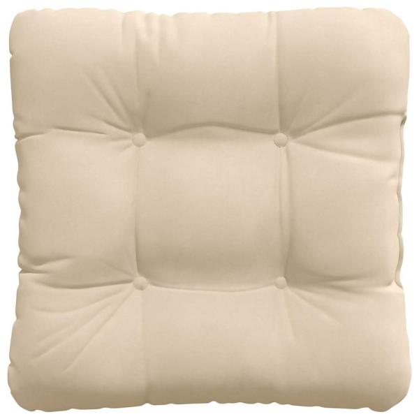 Sitzkissen 4 pcs Creme 40 x 40 cm Mikrofaserstoff