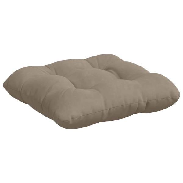 Sitzkissen 4 pcs Taupe 45 x 45 cm Mikrofaserstoff