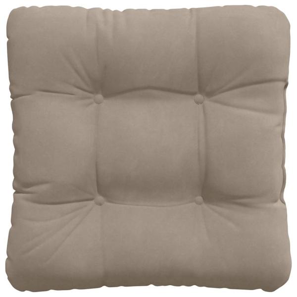 Sitzkissen 4 pcs Taupe 45 x 45 cm Mikrofaserstoff