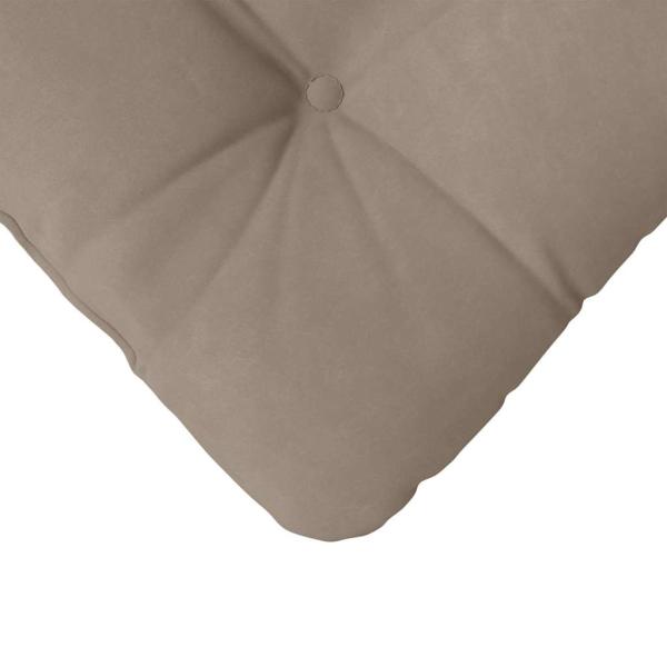 Sitzkissen 4 pcs Taupe 45 x 45 cm Mikrofaserstoff