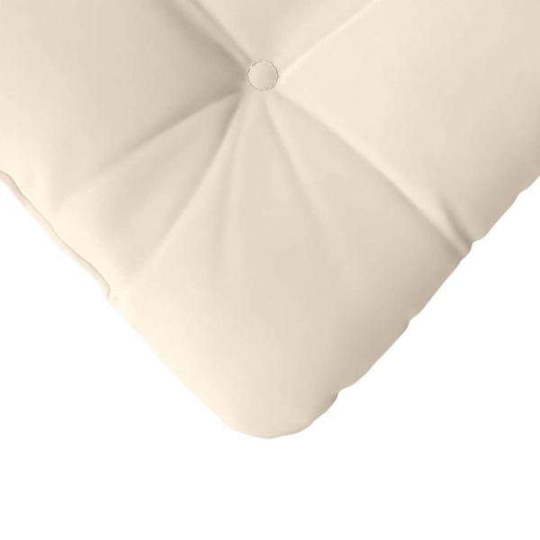 Sitzkissen 4 pcs Beige 45 x 45 cm Mikrofaserstoff