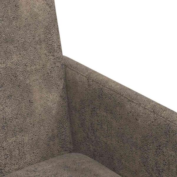 Esszimmerstühle mit Rädern 2 pcs Dunkelgrau 57 x 66 x 94 cm