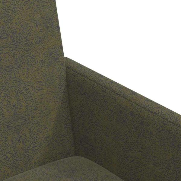 Esszimmerstühle mit Rädern 2 pcs Armeegrün 57 x 66 x 94 cm