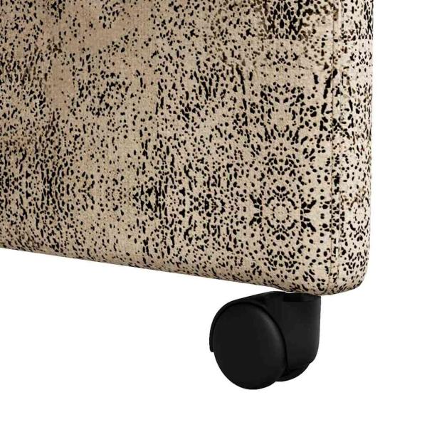 Esszimmerstühle mit Rädern 2 pcs Hellgrau 57 x 67 x 95 cm