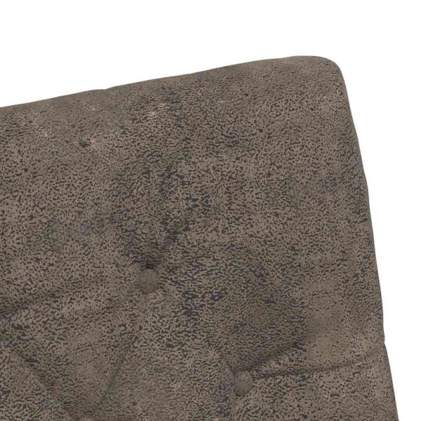 Esszimmerstühle mit Rädern 2 pcs Dunkelgrau 58 x 67 x 97 cm