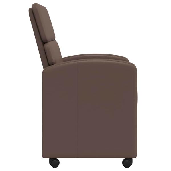 Esszimmerstühle 2 pcs Braun 58 x 65 x 98 cm Kunstleder