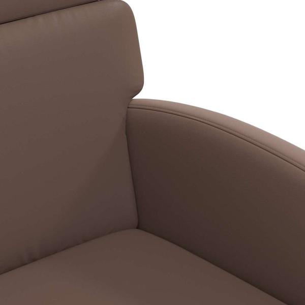 Esszimmerstühle 2 pcs Braun 58 x 65 x 98 cm Kunstleder