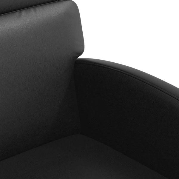 Esszimmerstühle 2 pcs Schwarz 58 x 65 x 98 cm Kunstleder