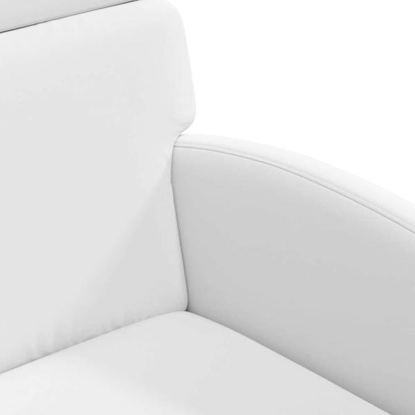 Esszimmerstühle 2 pcs Weiß 58 x 65 x 98 cm Kunstleder