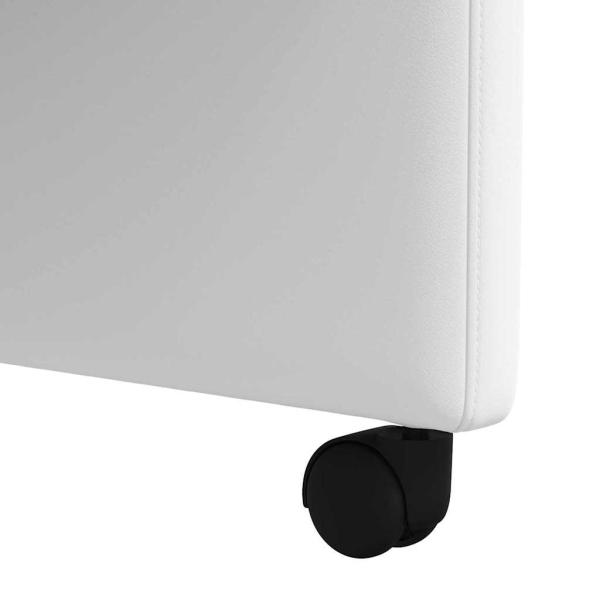 Esszimmerstühle 2 pcs Weiß 58 x 65 x 98 cm Kunstleder