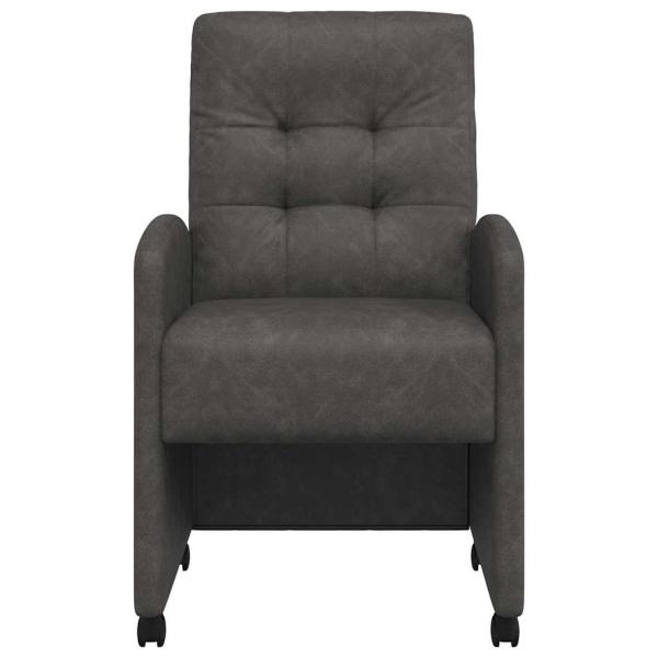 Esszimmerstühle 2 pcs Schwarz 57 x 67 x 98 cm Kunstleder