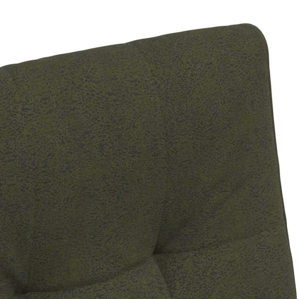 Esszimmerstühle mit Rädern 2 pcs Armeegrün 57 x 67 x 98 cm