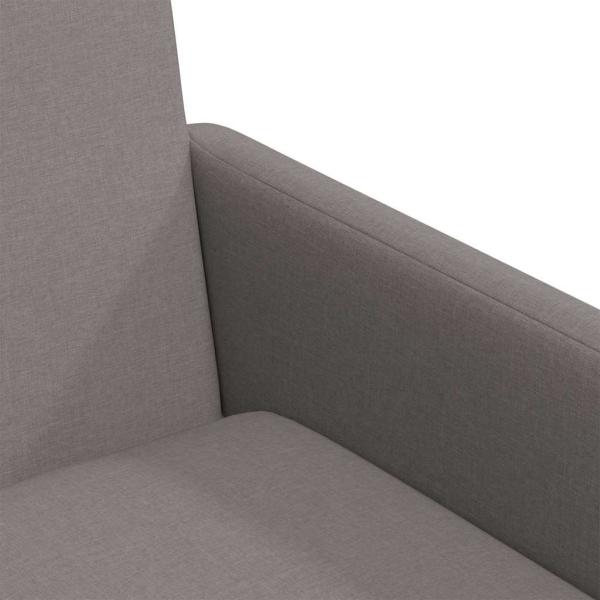 Esszimmerstühle 2 pcs Taupe 57 x 67 x 95 cm Stoff