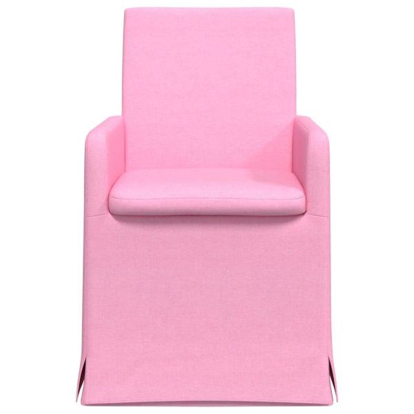Esszimmerstühle 2 Stk. Stoff Rosa 57 x 67 x 95 cm