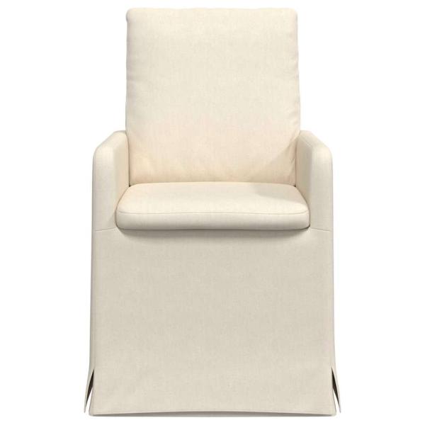 Esszimmerstühle 2 pcs Beige 57 x 67 x 98 cm Leinen