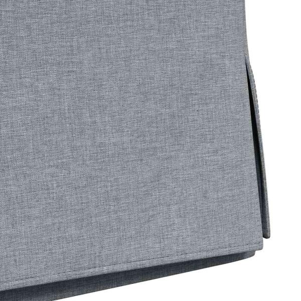 Esszimmerstühle 2 pcs Hellgrau 57 x 67 x 98 cm Stoff